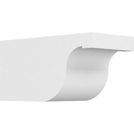 Ekena Millwork Standard Del Monte Architectural Grade PVC Rafter Tail, 6"W X 6"H X 12"L RFTP06X06X12DEL
